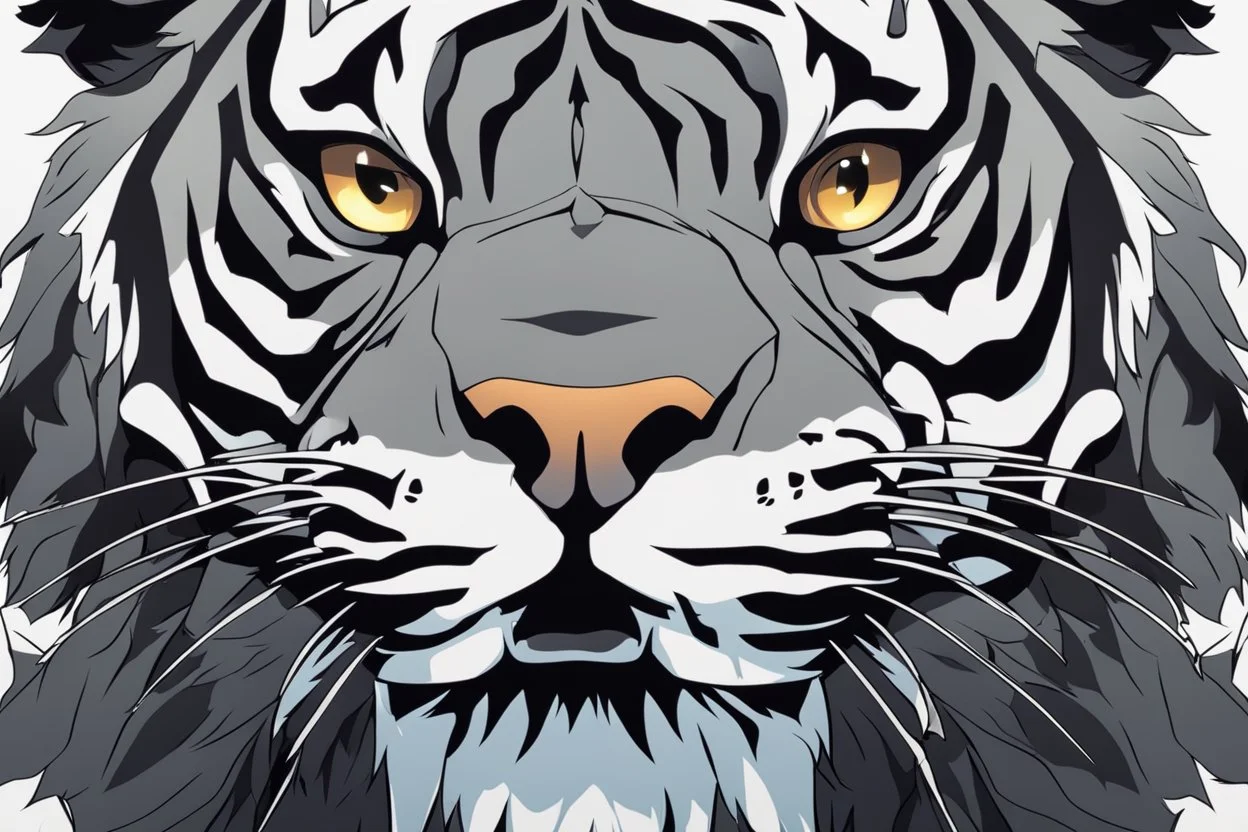 grendel in 8k solo leveling shadow artstyle, white tiger them, neon effect, full body, apocalypse, intricate details, highly detailed, high details, detailed portrait, masterpiece,ultra detailed, ultra quality