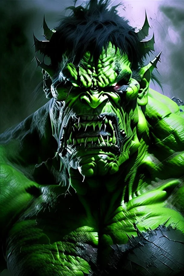 Demon hulk photo real