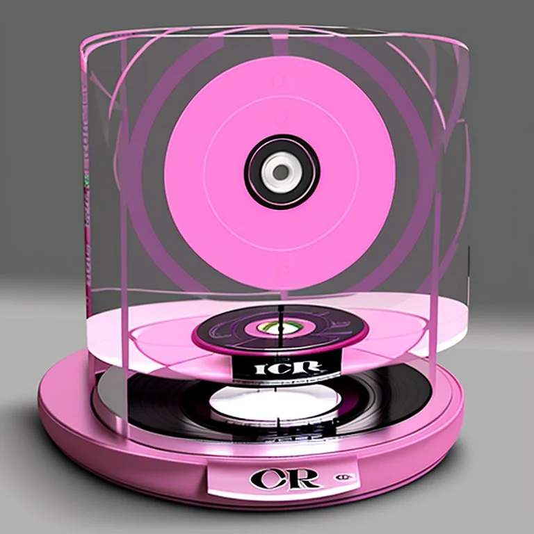 Pink CD-R design