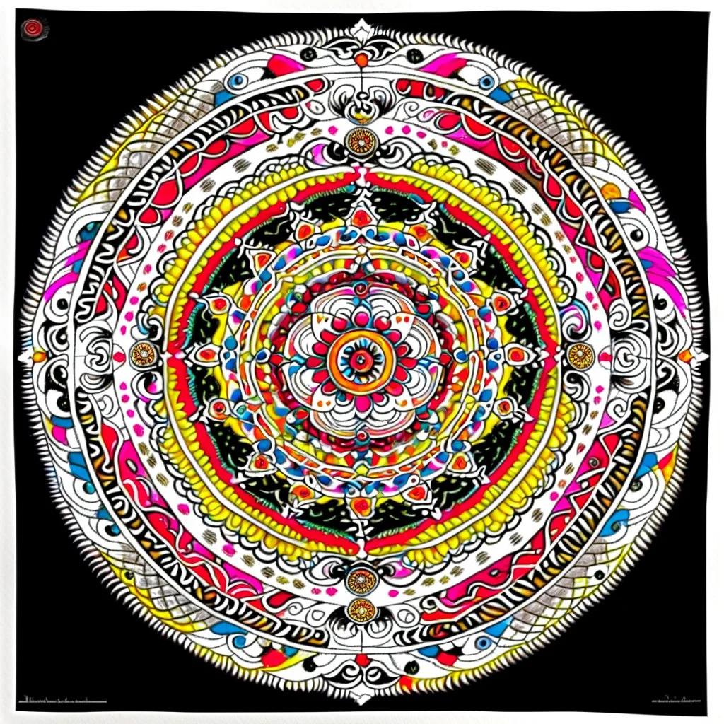 sharpen the details of this mandala and brighten the colors