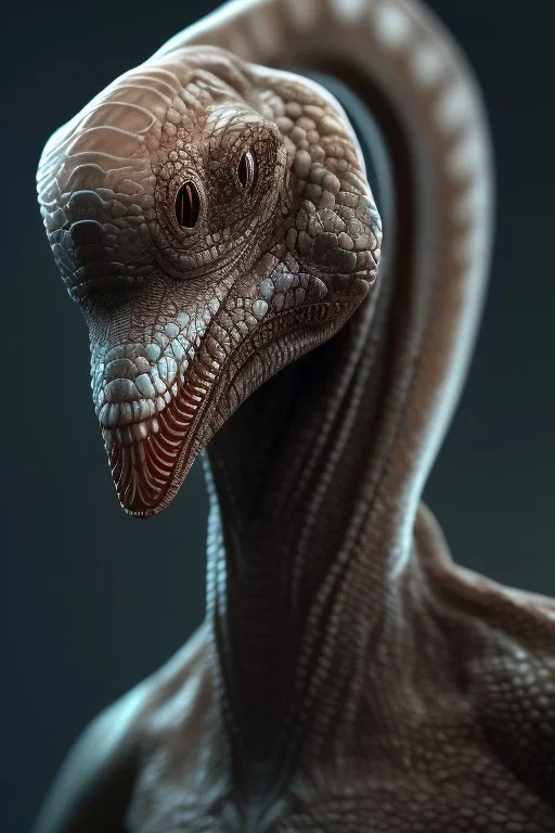 snake alien, head,8 eyes, evil, 8k, with hairs, finely detailed, photo realistic