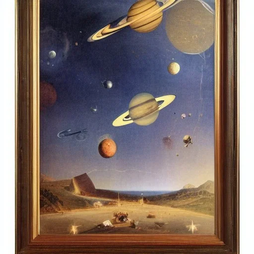 Louis Philippe Crepin, space, stars, planets