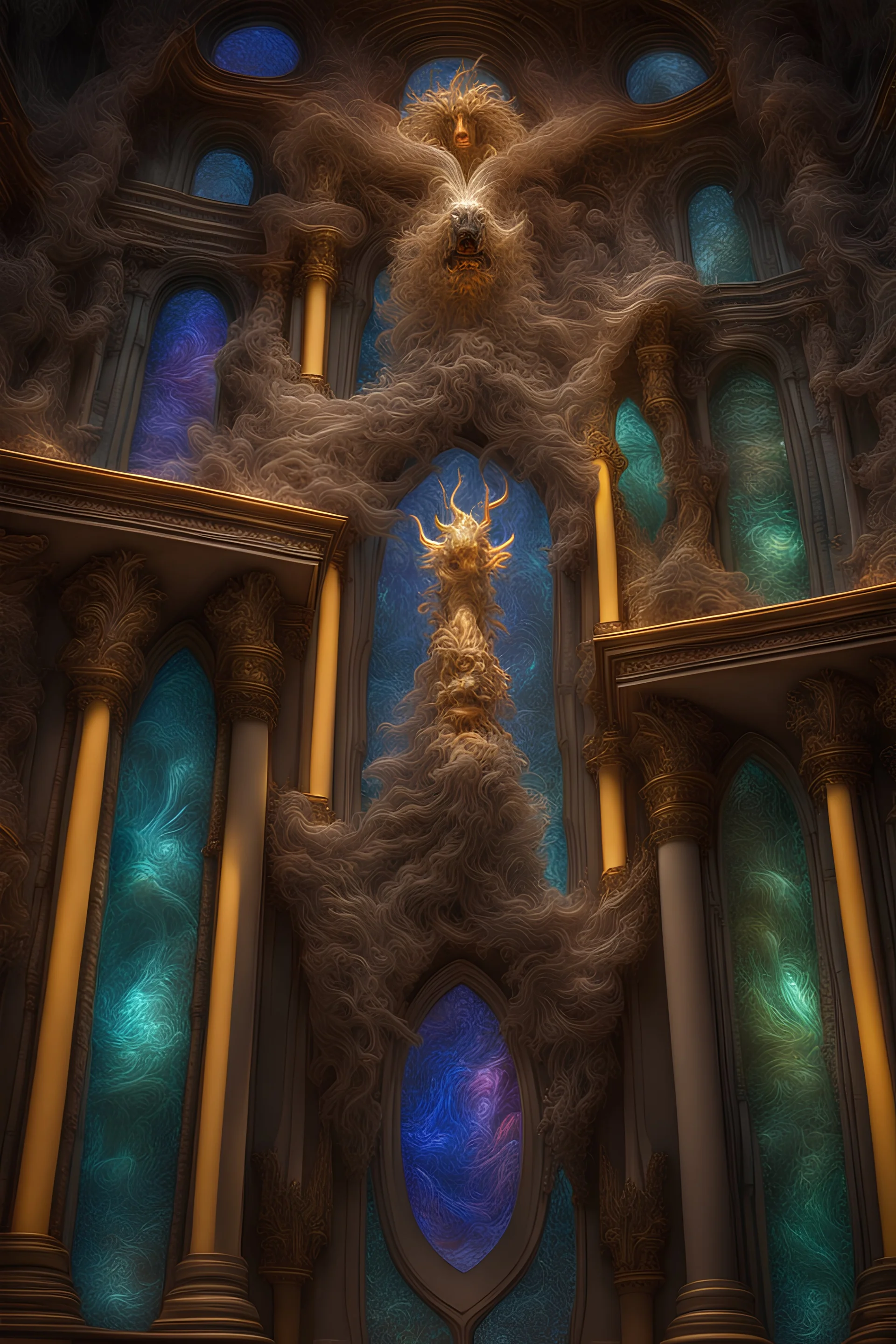 Unique visualization for Glass Sculpture, awe-inspiring, mystical, breathtaking, detailed craftsmanship, museum quality, hyper detailed, highly detailed, studio photo, 8k, UHD, HDR, vivid colors, professional photography
