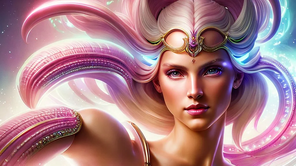 Lexica Aperture v2 Hyper detailed ultra sharp, trending on artstation, vibrant aesthetic, blonde ethereal sublle (((smiling)))+++ luminous heavenly goddess, angel, colorful, psychedelic, ornate, intricate, digital painting, concept art, smooth, sharp focus, illustration, not human anthropomorphic alien cyborg, art by artgerm and greg rutkowski and h. r. giger, louis royo, salvador dali, 8 k