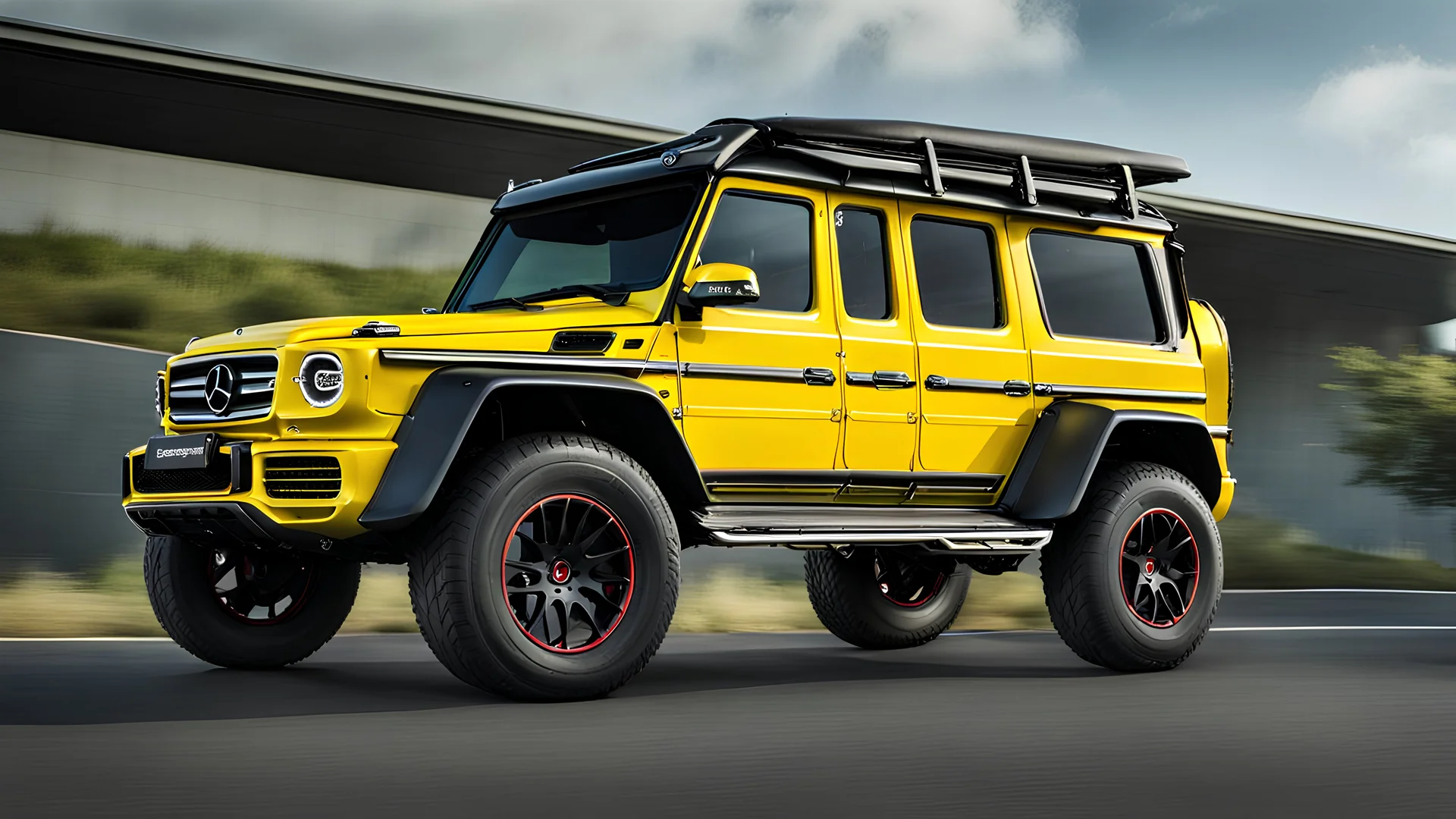 G-Class Modernized Cyber fast on road