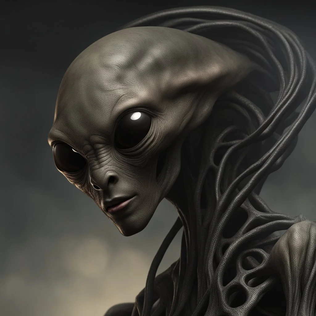 Imagine an alien from another galaxy, which (((does not have a big head))), (((does not have big eyes))), which is another race similar to humans, but with a special distinctive detail