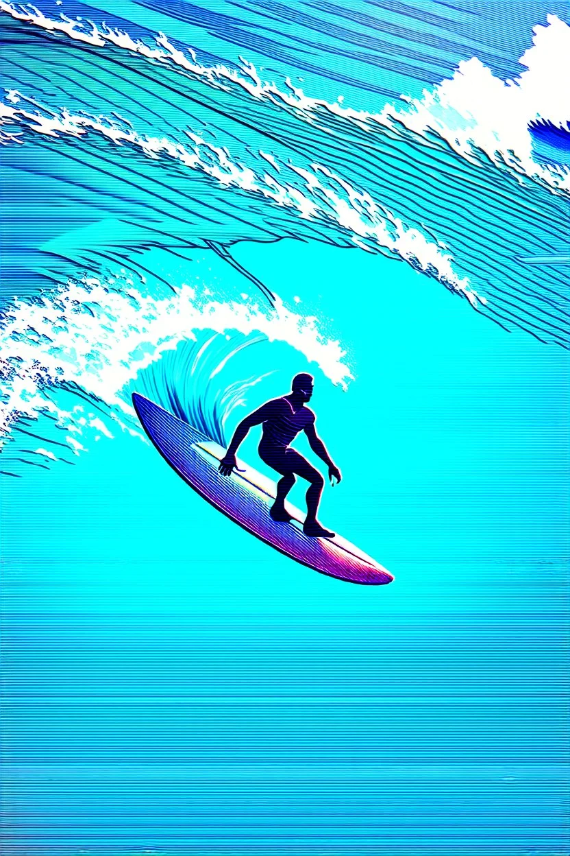 2-d surfer lines