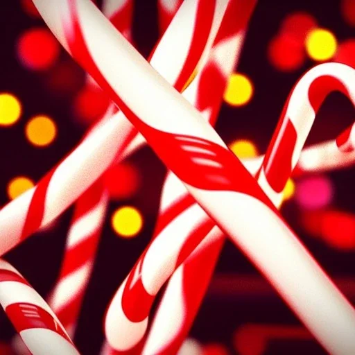 Kodak portra 4 0 0, candy cane,bokeh, utra realistic, hyper detailed, masterpiece, sharp focus,volumetric lighting, ultra photoreal, hypermaximalist, unreal engine, UHD, 64k