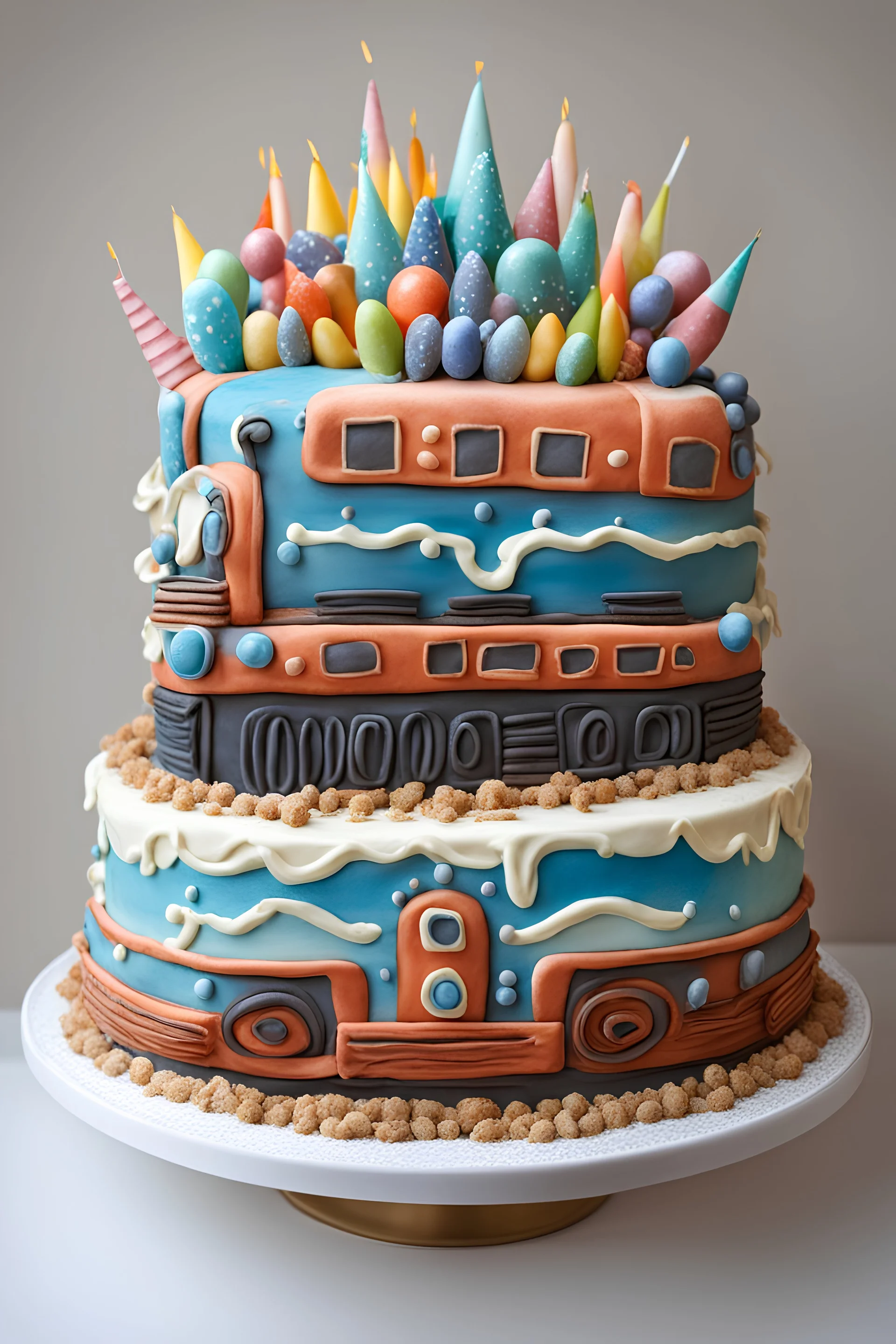 Train Themed Birthday Cake - Make Our Cake