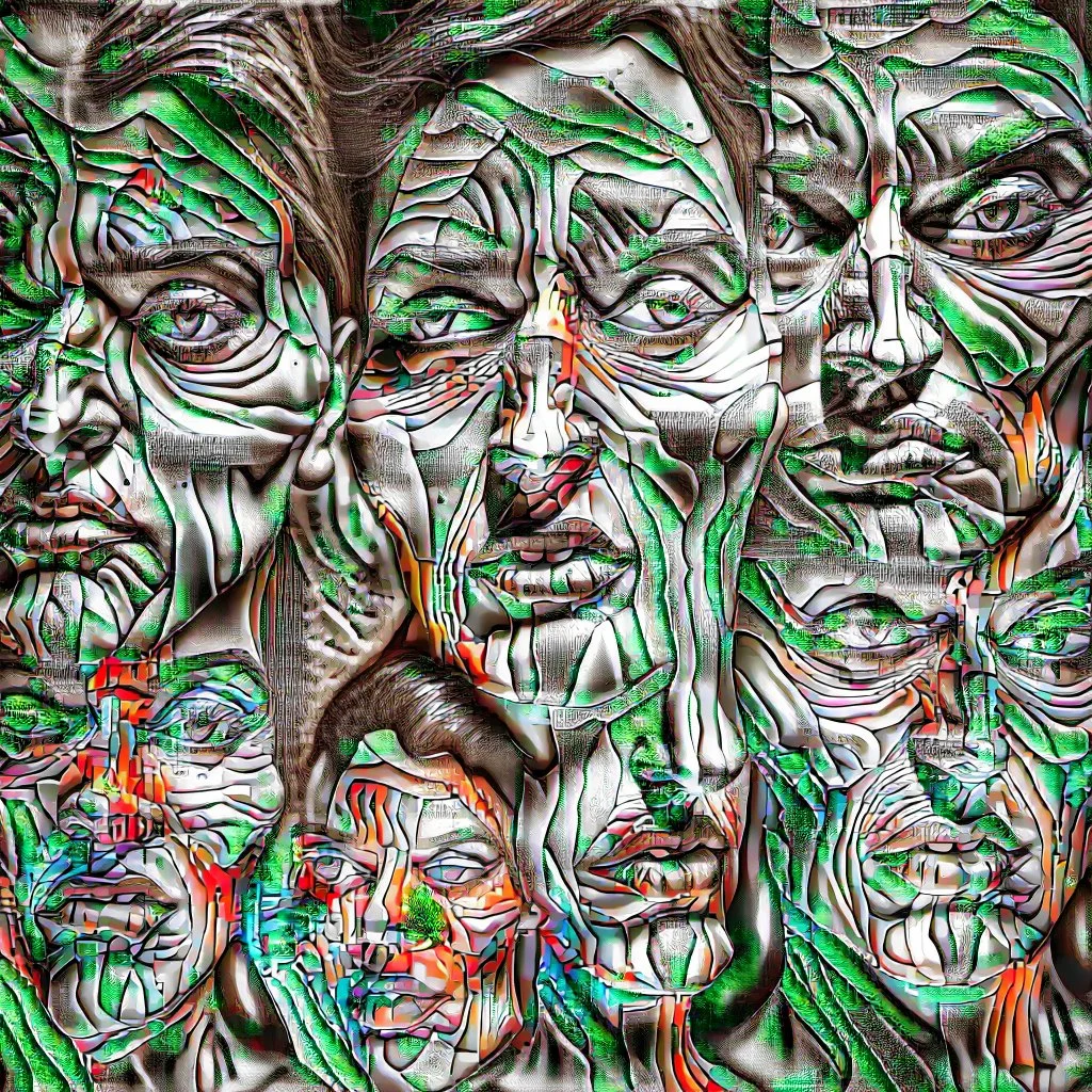 Distorted Faces