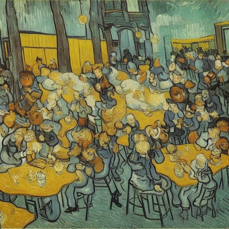 "The Brunch Club" by van Gogh