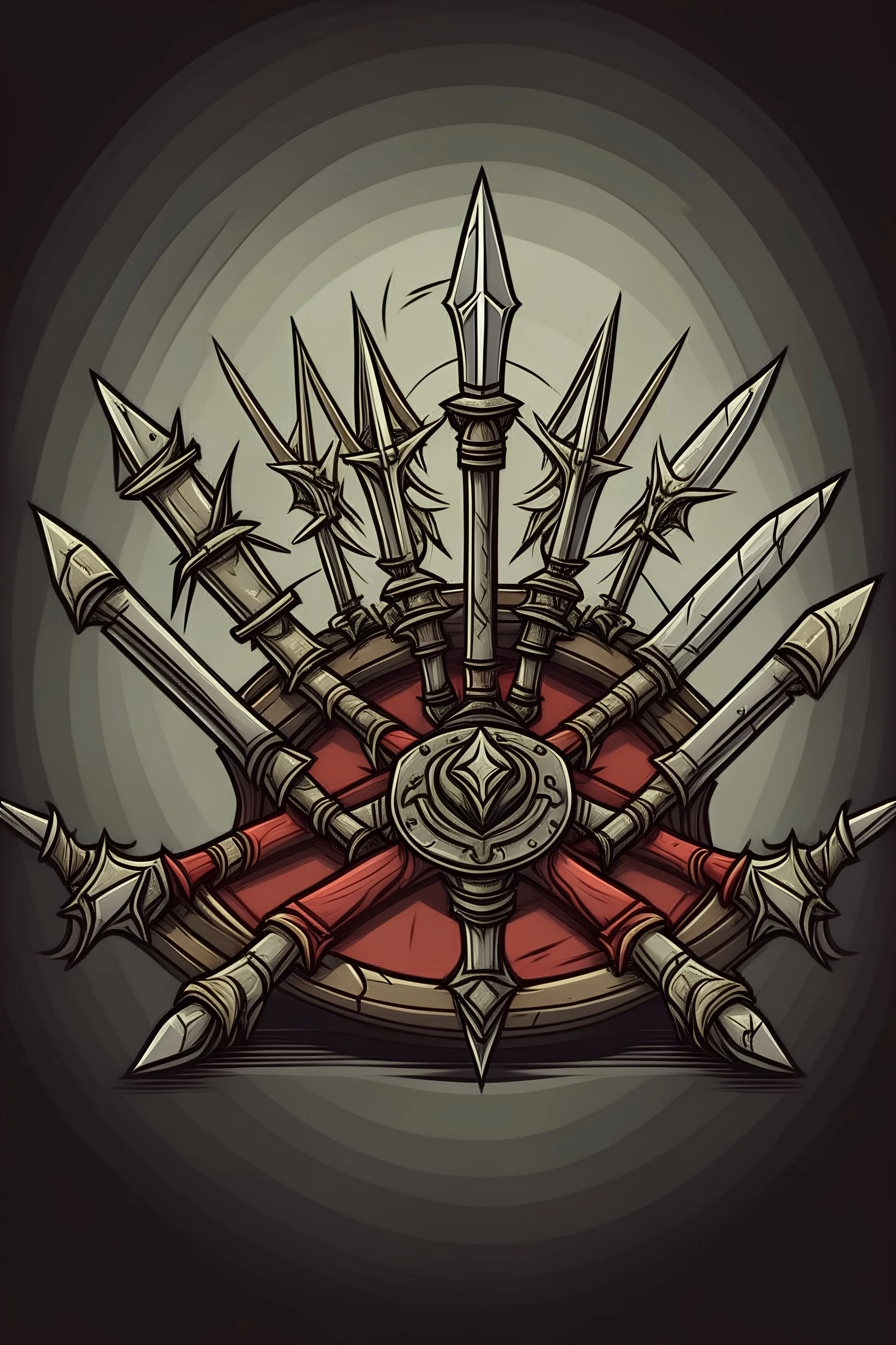 put 9 swords around them