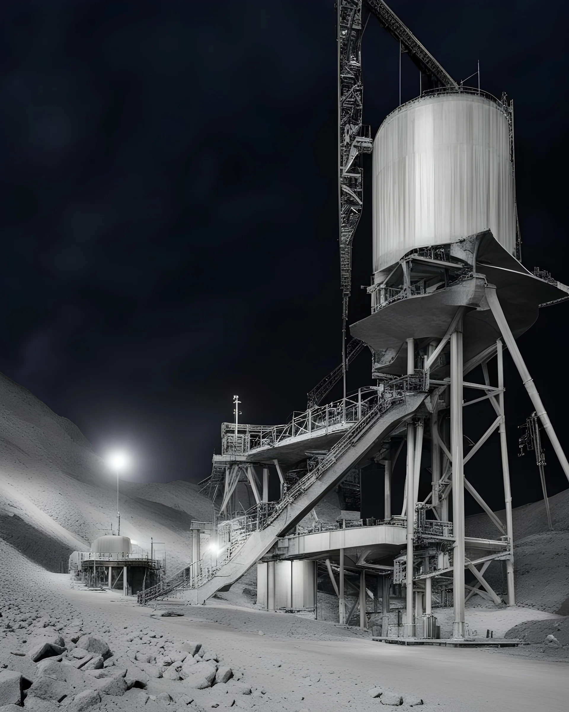 moon mine infrastructure