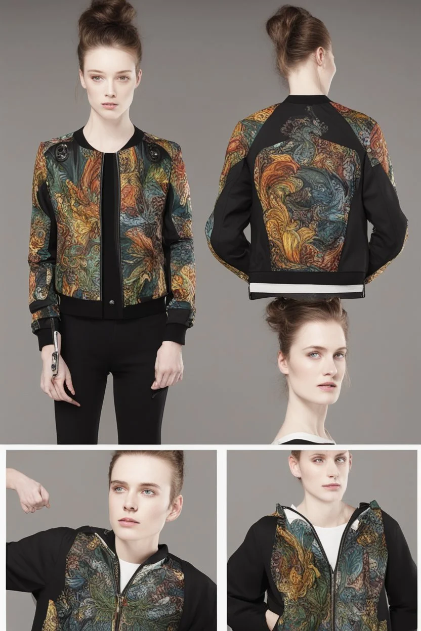 jacket design on two different sides