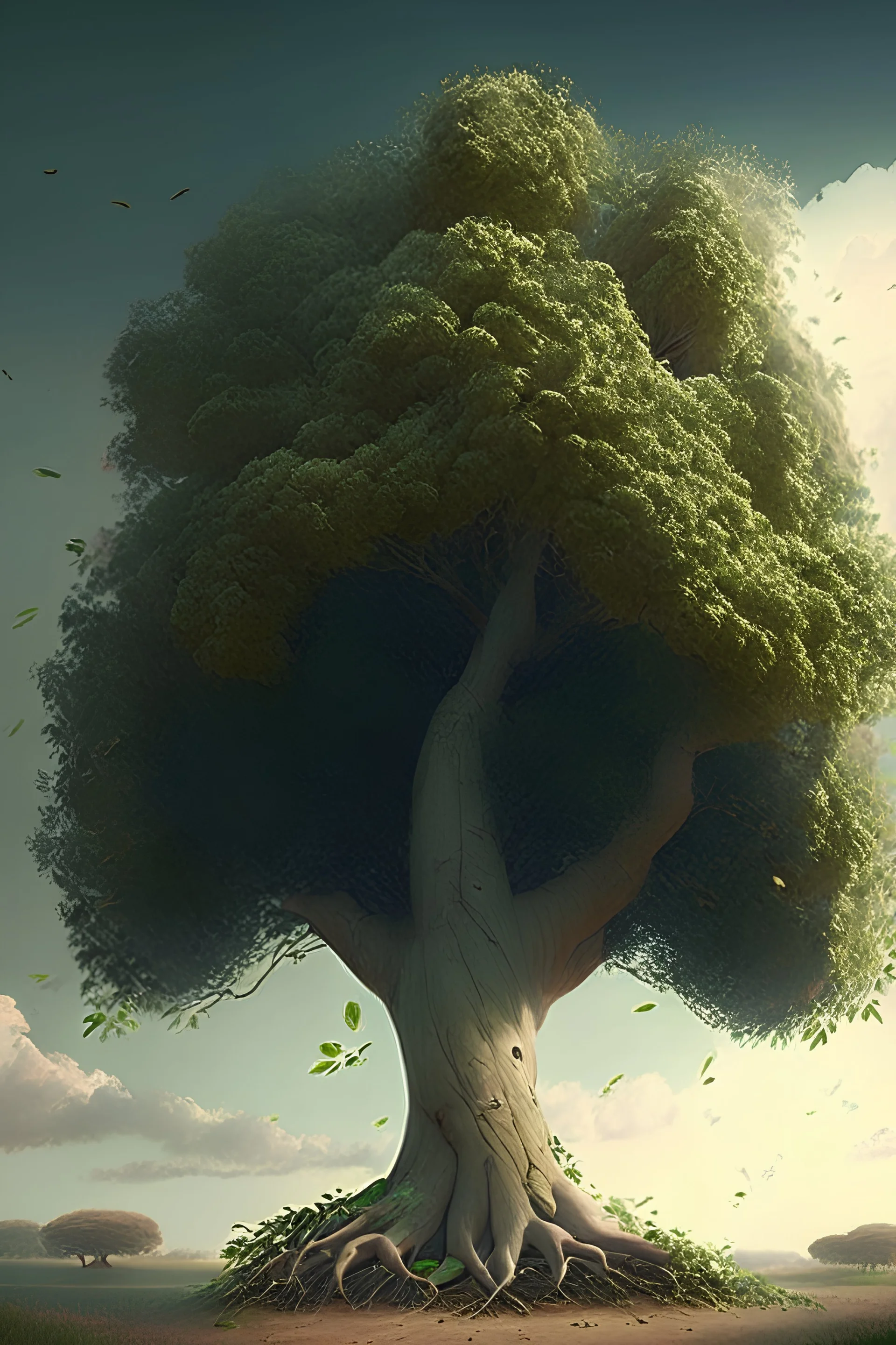 MONKY ON TREE
