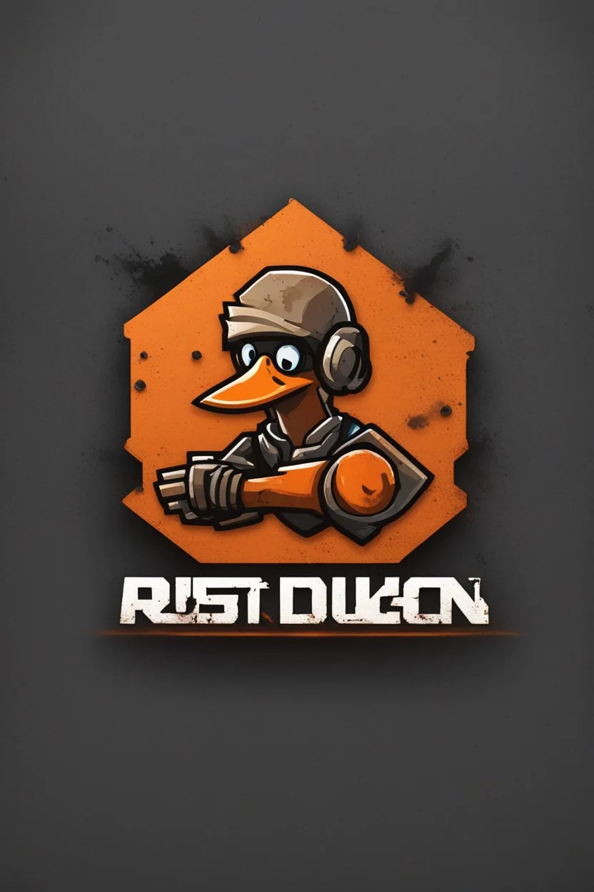 Make a Logo For a Gaming youtuber that plays "Rust" Call Ducki1n
