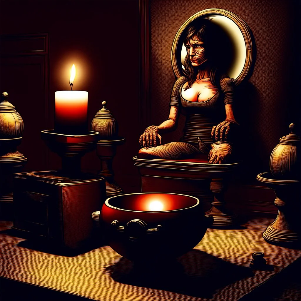 turn the head to face the viewer