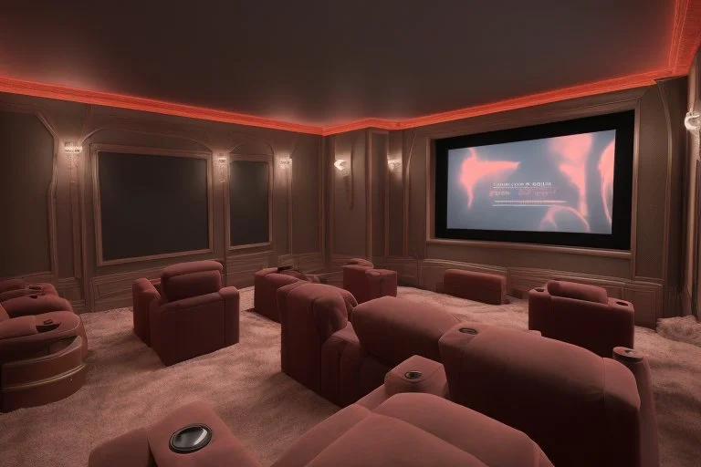 a dedicated home cinema room