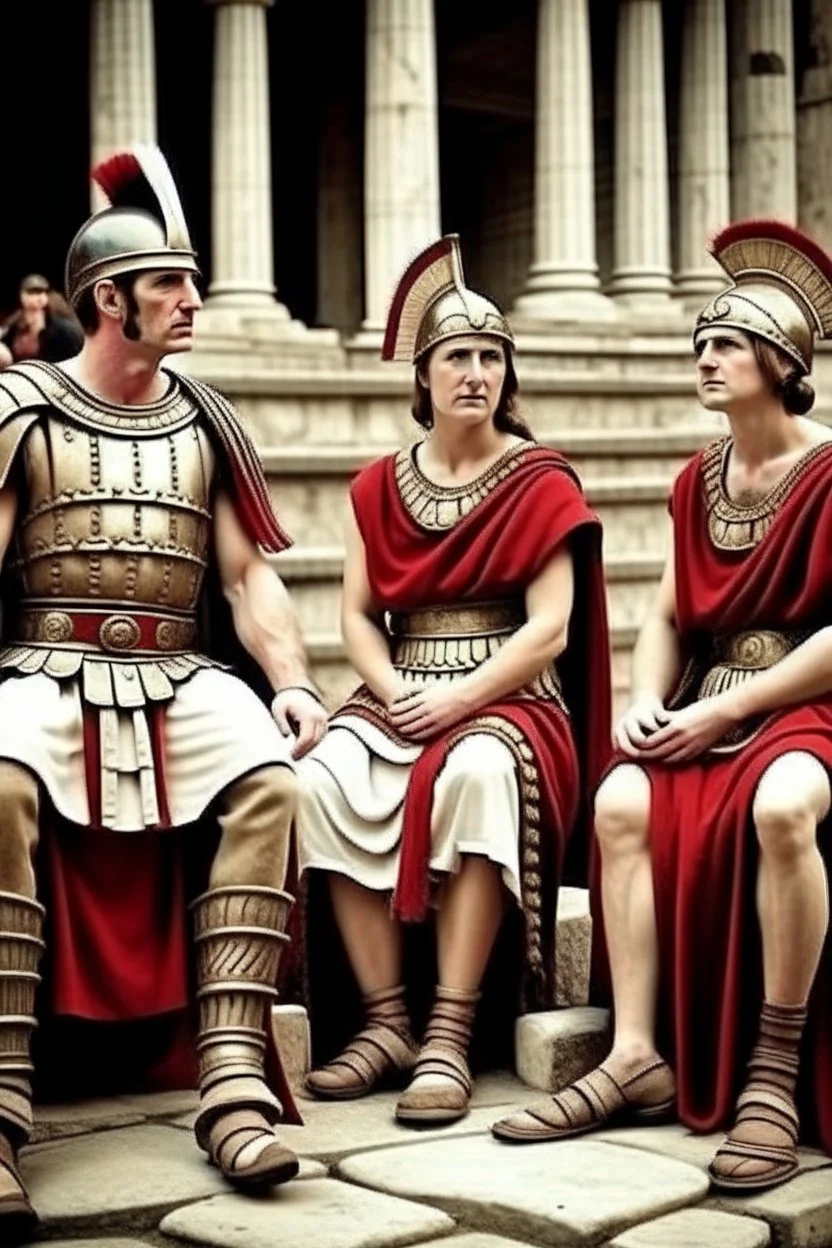 ancient roman people photo