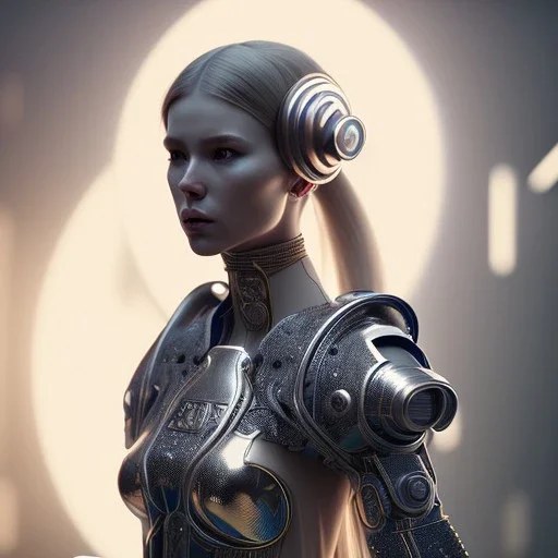 caucasian Woman, samurai, cyberpunk, highly detailed, art stations, concept art, smooth, unreal engine 5, god rays, ray tracing, RTX, nanite polygons, lumen lighting, ultra detail, volumetric lighting, 3d, finely drawn, high definition, high resolution, gradient background