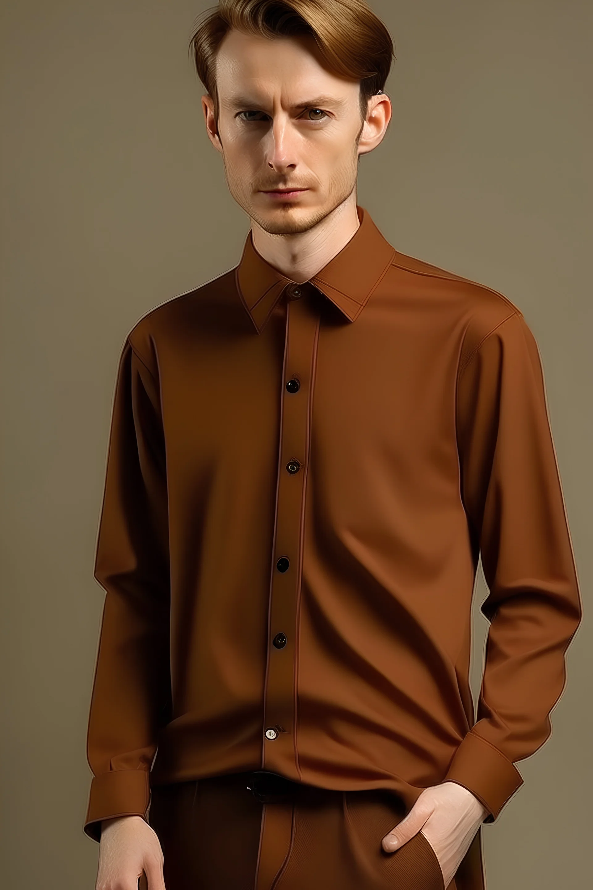 Brown shirt