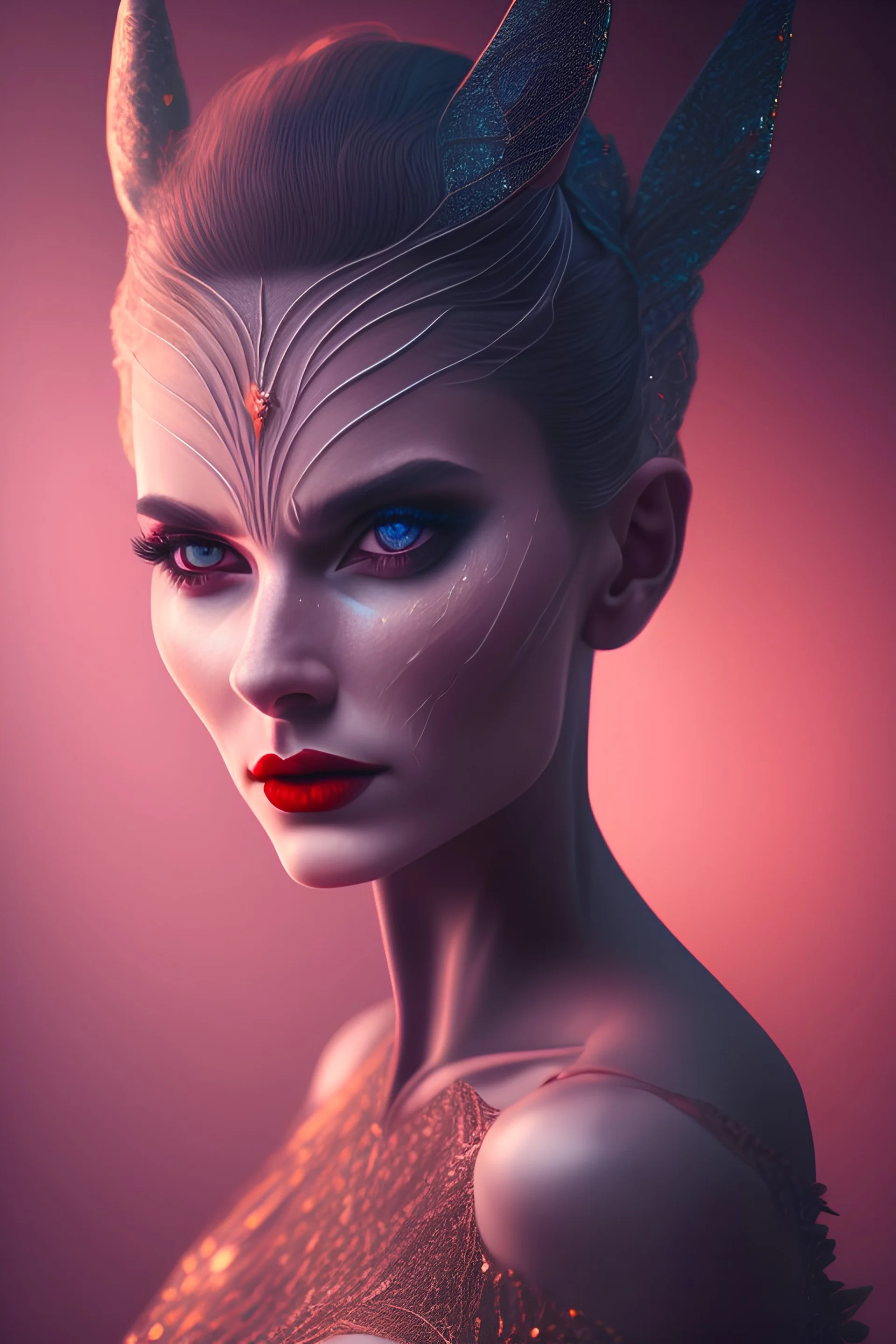 portrait of a woman dance with the devil, high delicate defined details, beautiful, atmospheric, matte, 3 d 8 k octane rendered, sharp focus, illustration, high detail, ultra realistic, highly saturated colors