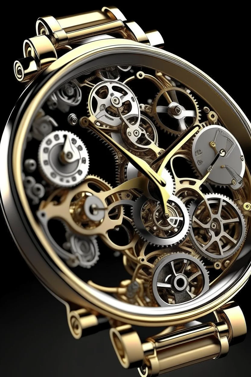 act as image generation prompt engineer having in depth experience of giving prompts for image generation give six best picture of key word ap skeleton watch
