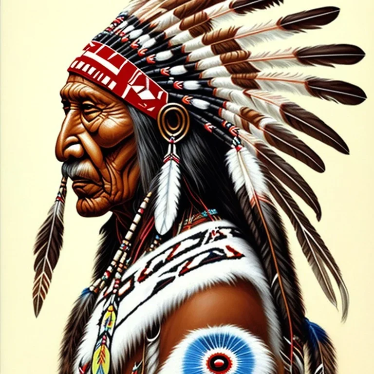 native American chief