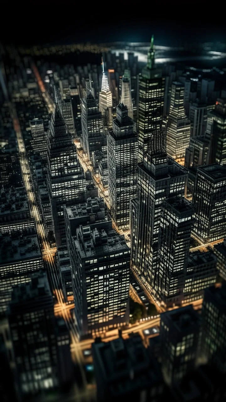 drone shot of new york, shot on Hasselblad h6d-400c, zeiss prime lens, bokeh like f/0.8, tilt-shift lens 8k, high detail, smooth render, down-light, unreal engine, prize winning