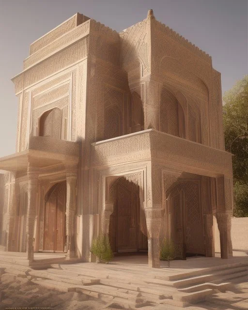 A house of Iranian Islamic architecture