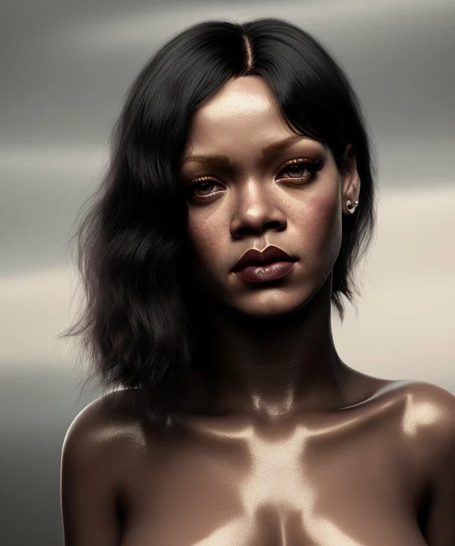 perfect simetry, woman, rihanna, silk, 17th century, dark setting, insanely detailed, 16k resolution, perfect eyes, round pupil, cinematic smooth, intricate detail, painted Renaissance style