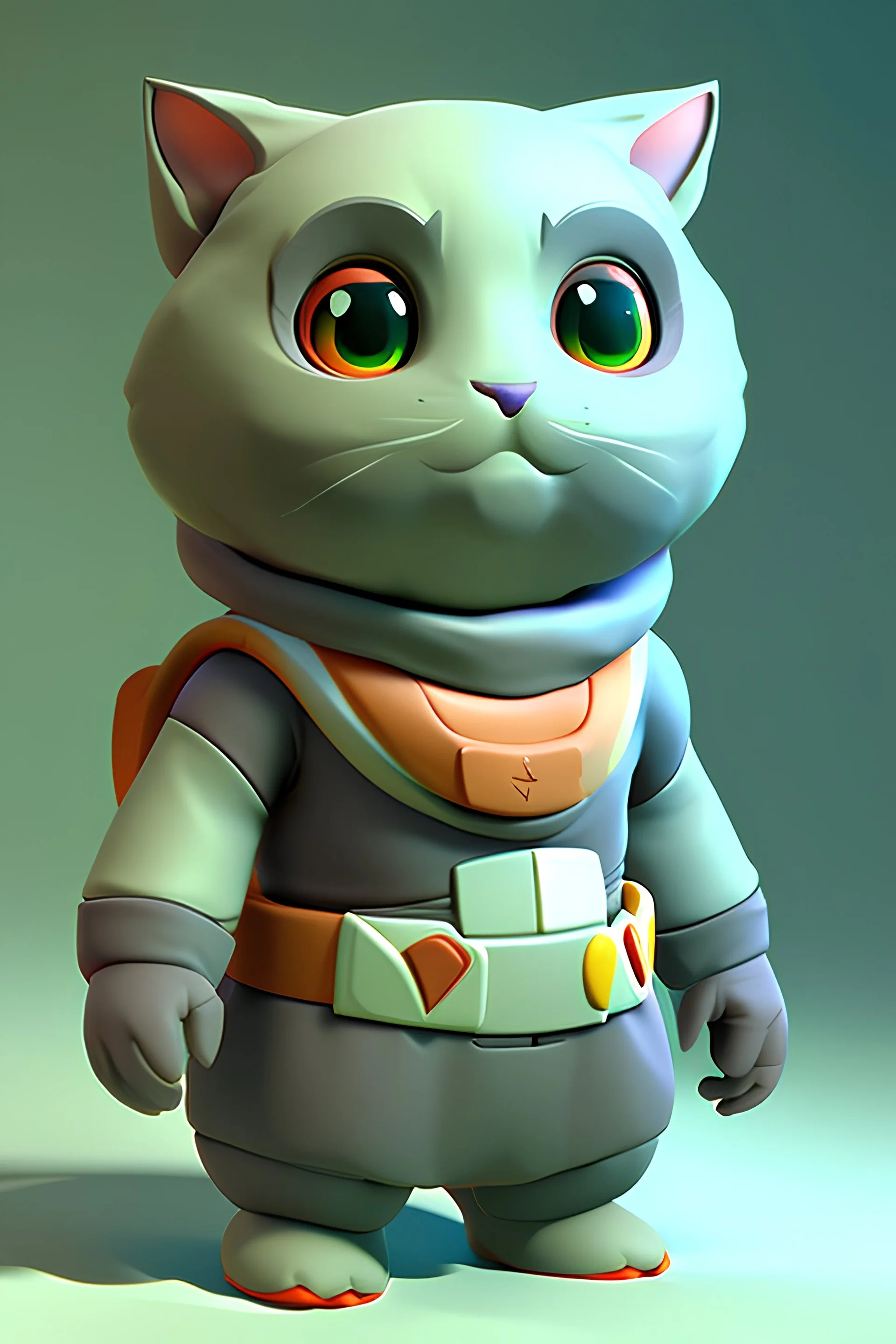 cute game character, cinematic lighting, Blender, octane render, high quality