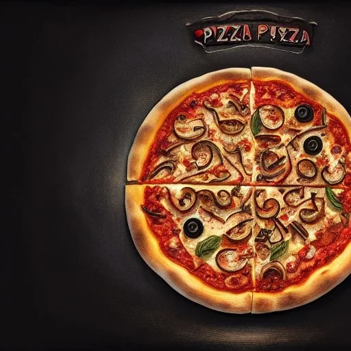 pizza made of human eye, one slice removed, by gregory grie, naoto hattori, mihai criste, sara arasteh, 8k resolution, high-quality, fine-detail, intricate, digital art, detailed matte, volumetric lighting, dynamic lighting,