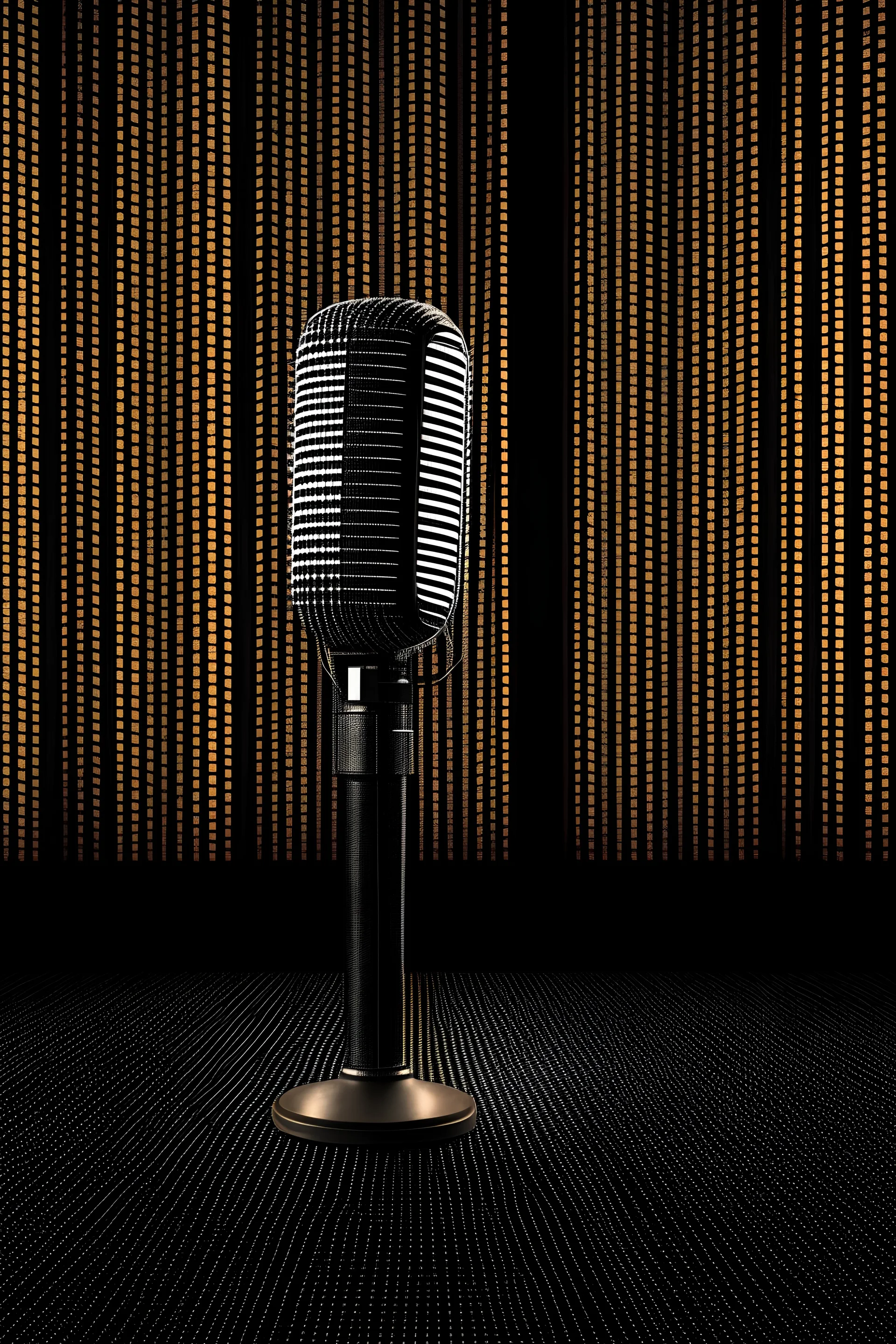 stage and microphone