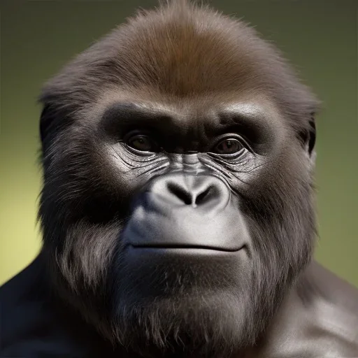 Gorilla unreal 5, octane render,cinema4d, dynamic lighting, dramatic lighting, 4k, redshift render, highly detailed, hyper realistic, in space