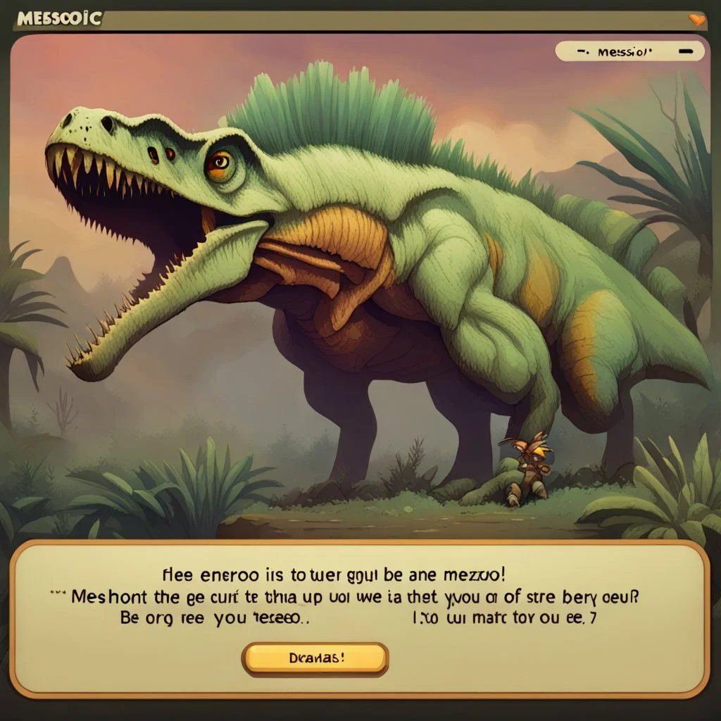 Mesozoic error message