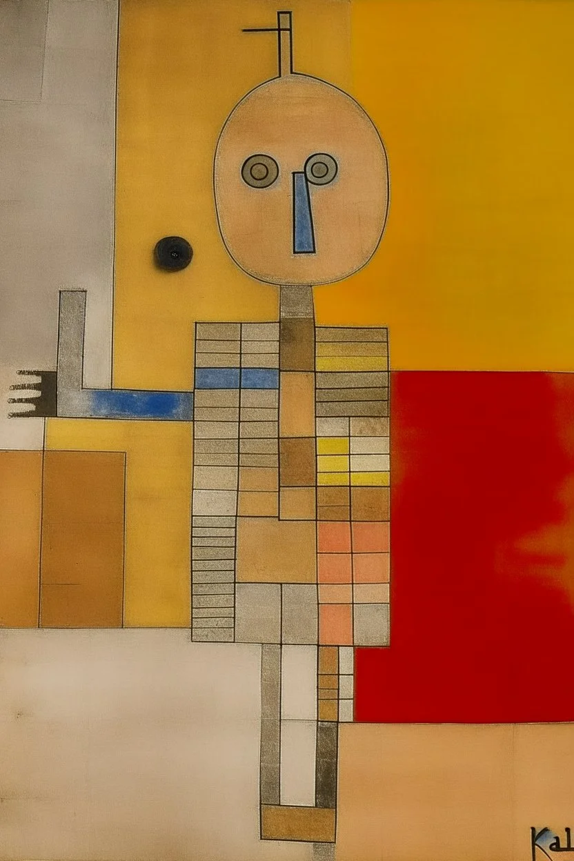 The Emporer has no clothes; paul klee