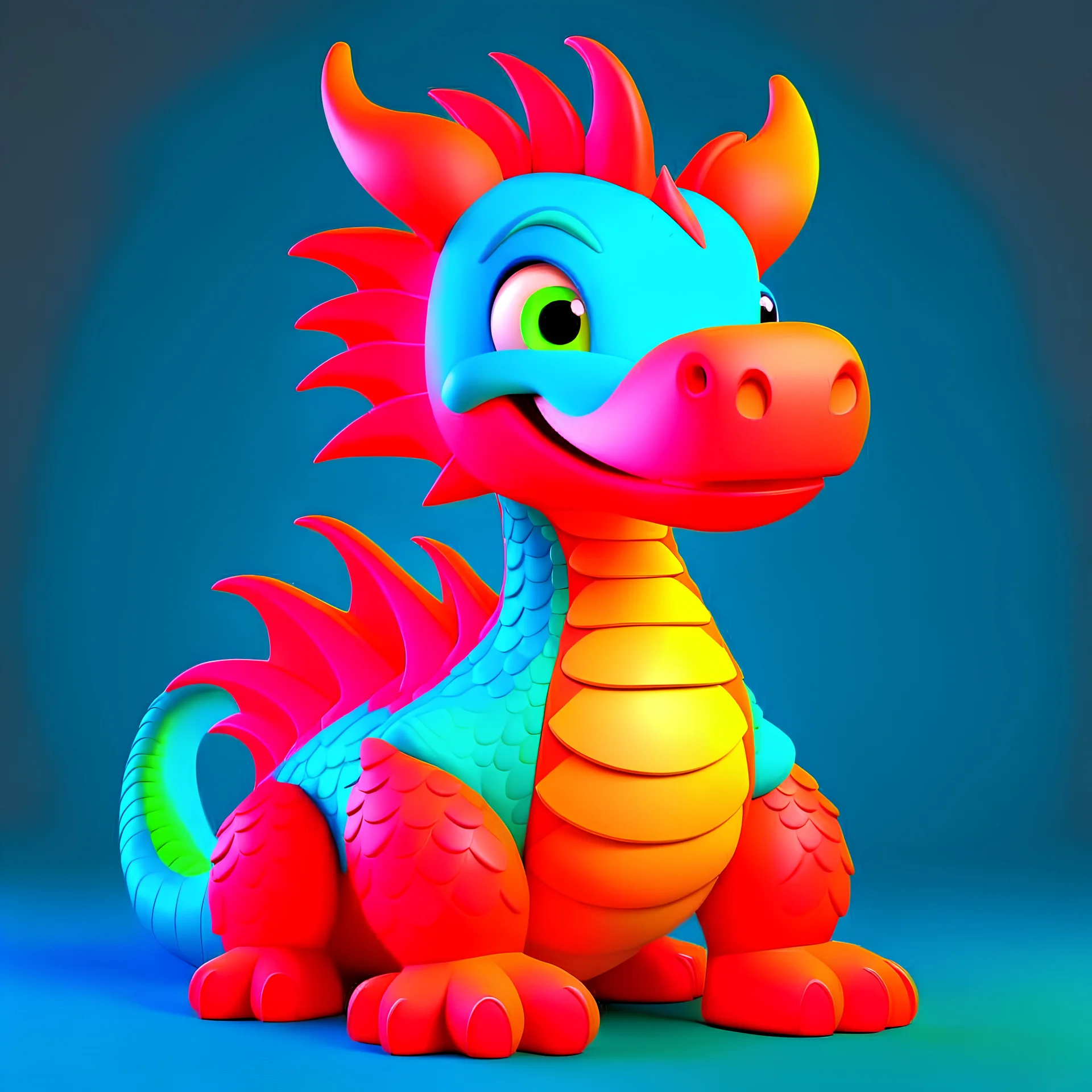 cute dragon 3D