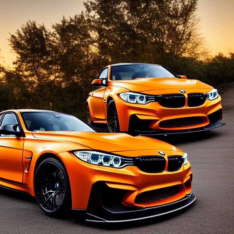 sunset orange bmw m3 g80 2021