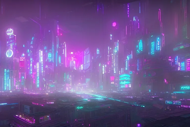 make a 1920px x 1080px cyberpunk city background in 2d with sailor moon colors