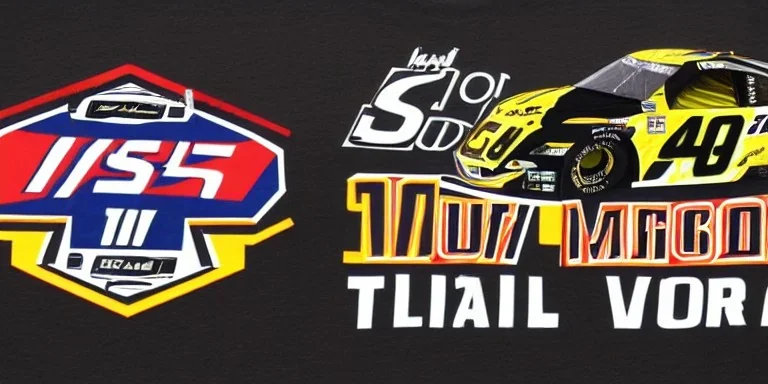 nascar graphic t shirt no worda