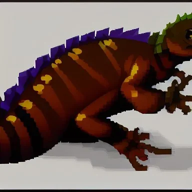 gecko pixel art