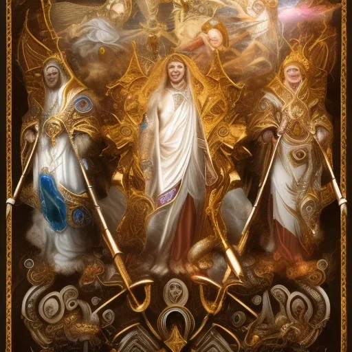 Saints and siners lying broken