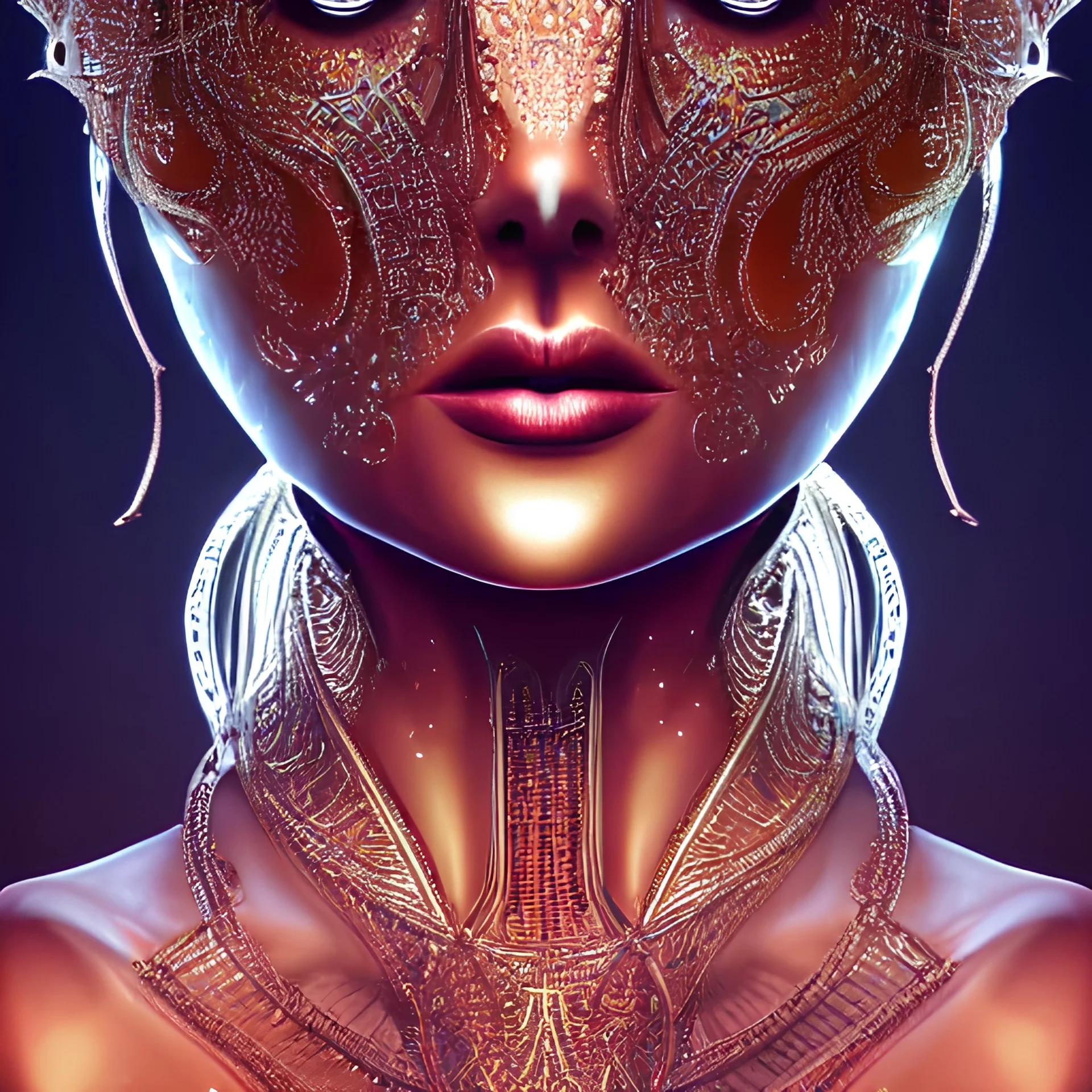 glistening oiled shiny, intricate, Exquisite details and textures, highly detailed, digital painting, artstation, concept art, sharp focus, tribal background, illustration, 8k, by stability ai, nvidia