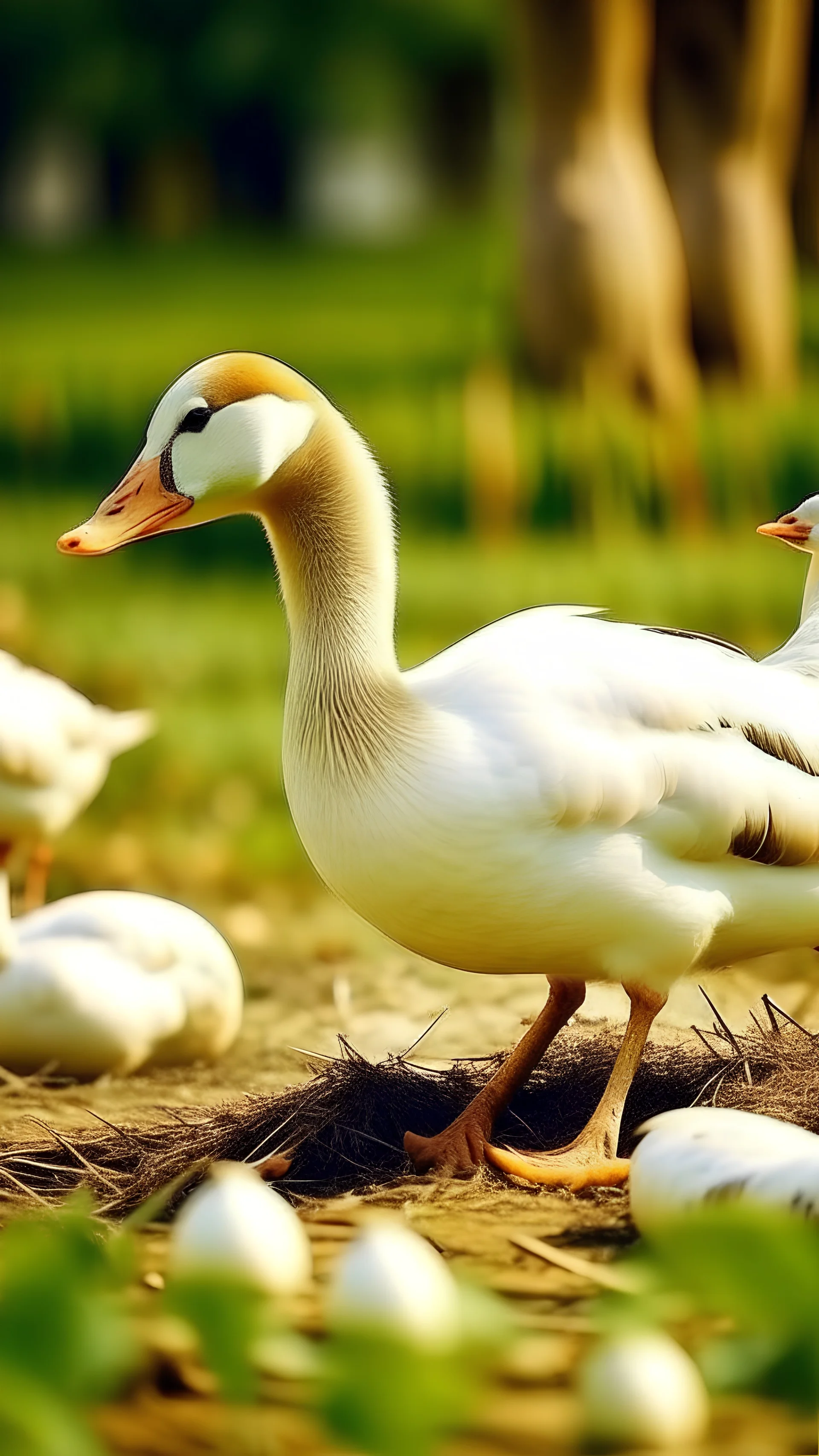 Once upon a time, a farmer had a goose that laid a golden egg every day.