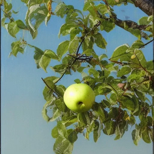 turtle and apple tree