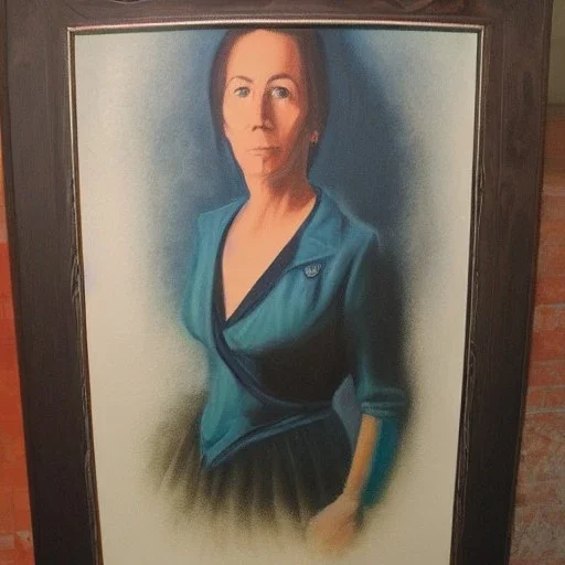 Full body portrait, painting, medium shot lady Old West