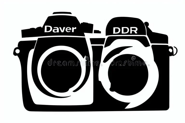 DSLR Camera Photography Vector Vector Illustration