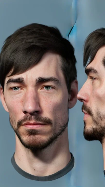 white men muscle growth expansionI want an image of nick mullen kissing justin long--v 5 --ar 30:49 --q 2.07 --c 8.34 --no bad proportions, low quality --uplight --seed 19961121 --s 1000