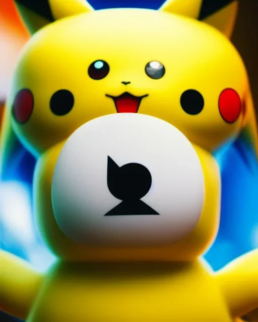 Pikachu, highly detailed, hyper-detailed, beautifully color-coded, insane details, intricate details, beautifully color graded, Cinematic, Color Grading, Editorial Photography, Depth of Field, DOF, Tilt Blur, White Balance, 32k, Super-Resolution, Megapixel, ProPhoto RGB, VR, Half rear Lighting, Backlight, non photorealistic rendering